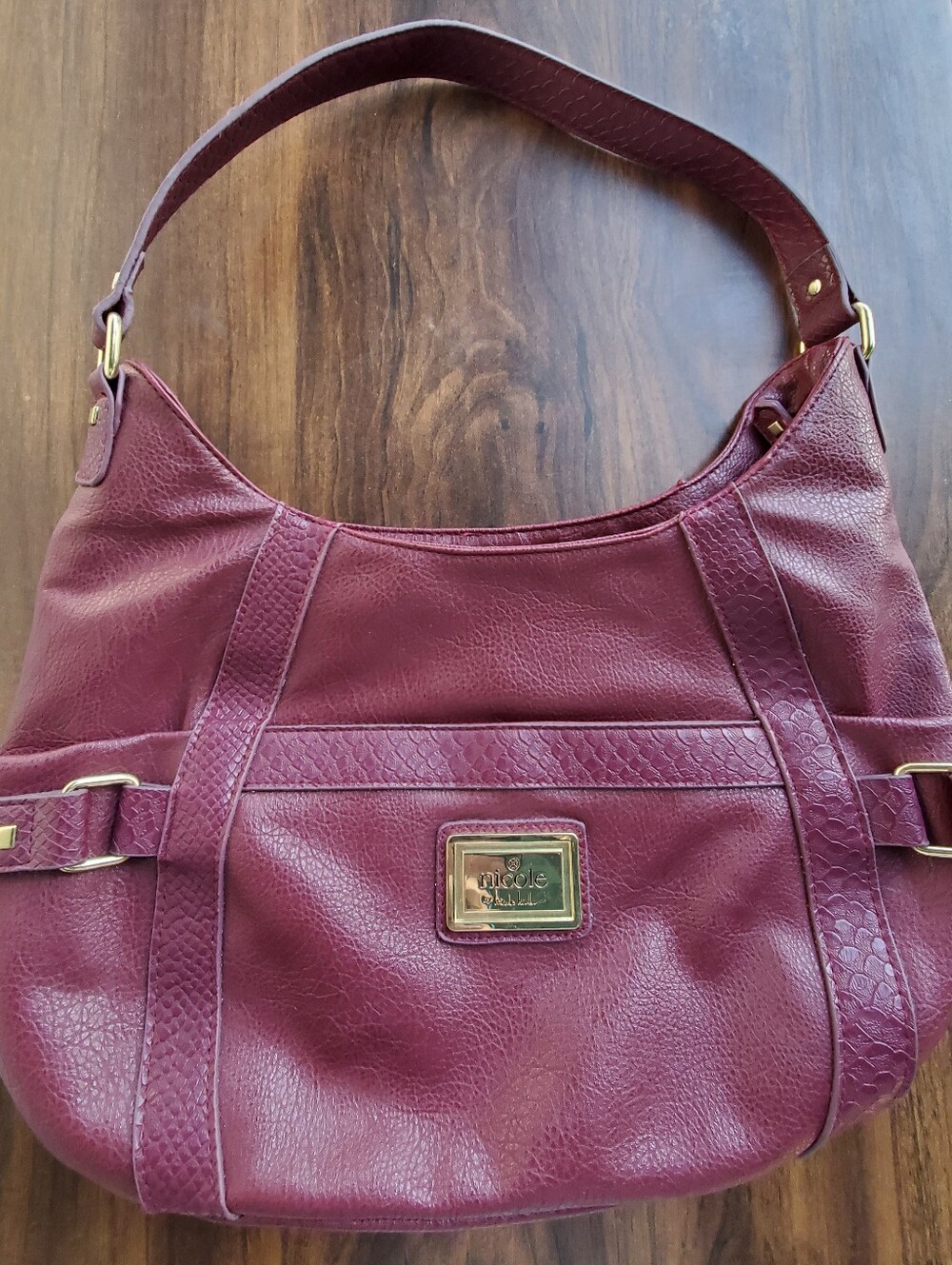 Nicole By Nicole Miller Bag. Magenta. LN